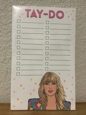Taylor Swift TAY-DO Checklist Notepad - Pink & Teal